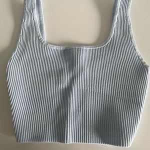 COPY - Blue aritzia sculpt knit top